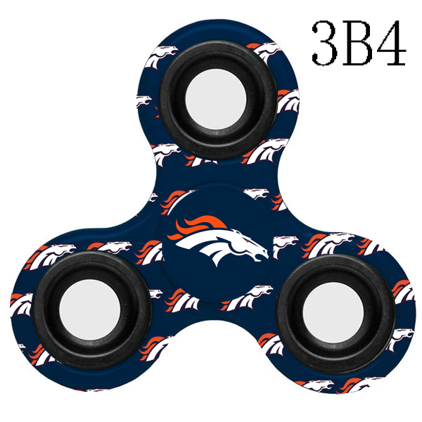 Denver Broncos Multi-Logo 3 Way Fidget Spinner