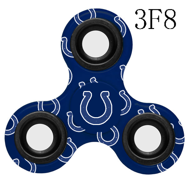 Indianapolis Colts Multi-Logo 3 Way Fidget Spinner
