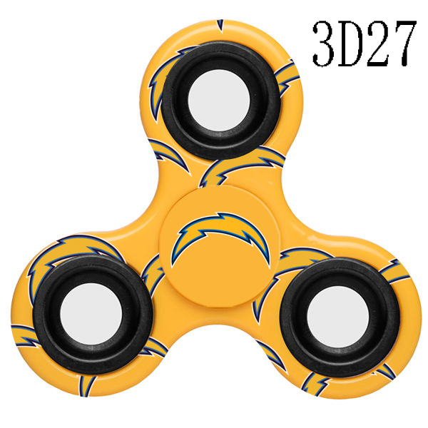 Los Angeles Chargers Multi-Logo 3 Way Fidget Spinner