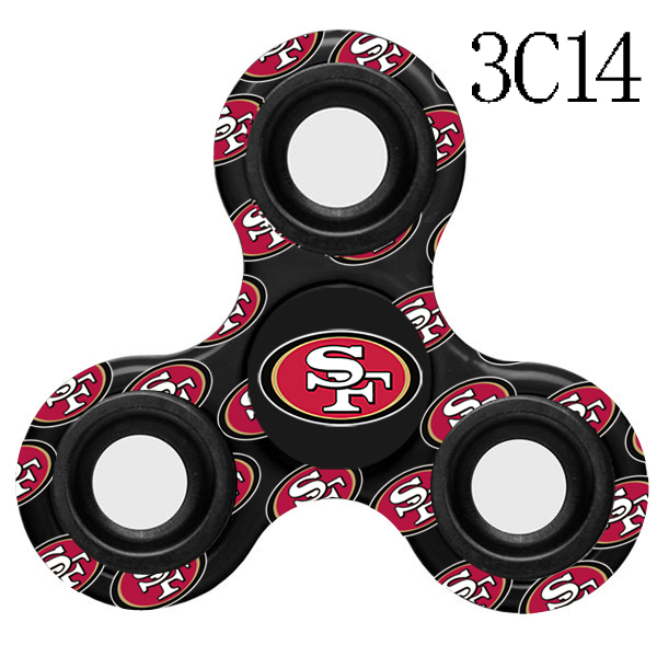 San Francisco 49ers Multi-Logo 3 Way Fidget Spinner