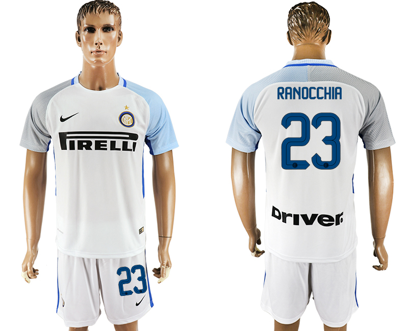 2017-18 Inter Milan 23 RANOCCHIR Away Soccer Jersey 2017-18 Inter Milan 23 RANOCCHIR Away Soccer Jersey