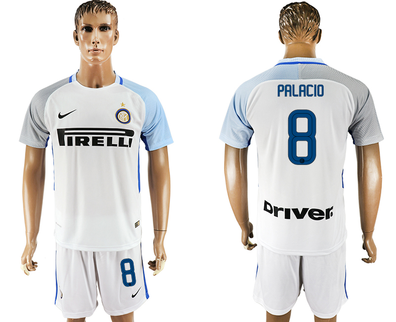 2017-18 Inter Milan 8 PALACIO Away Soccer Jersey