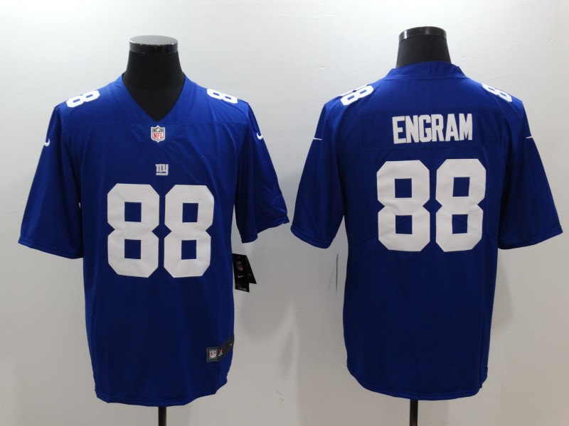 Nike Giants 88 Evan Engram Blue Vapor Untouchable Player Limited Jersey