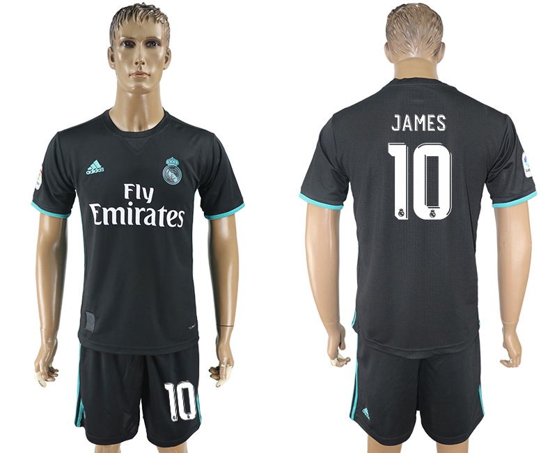2017-18 Real Madrid 10 JAMES Away Soccer Jersey 2017-18 Real Madrid 10 JAMES Away Soccer Jersey