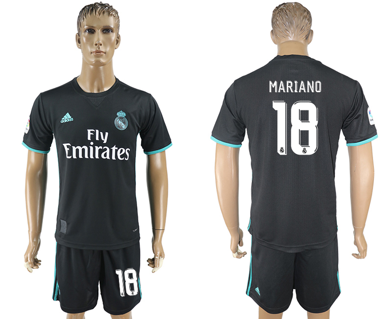 2017-18 Real Madrid 18 MARIANO Away Soccer Jersey