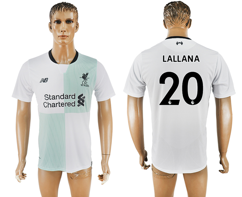 2017-18 Liverpool 20 LALLANA Away Thailand Soccer Jersey