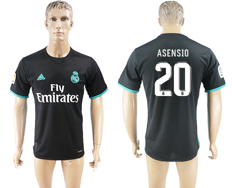 2017-18 Real Madrid 20 ASENSIO Away Thailand Soccer Jersey