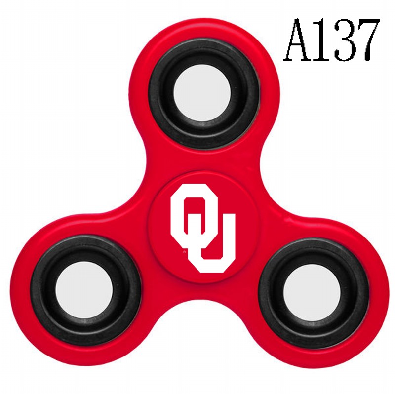 Oklahoma Sooners Team Logo Red 3 Way Fidget Spinner