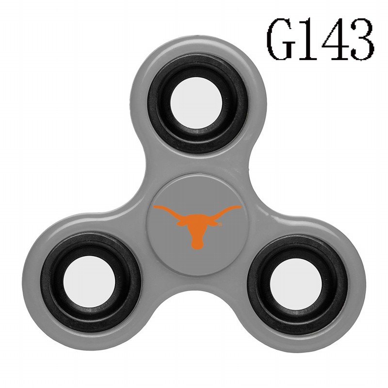 Texas Longhorns Team Logo Gray 3 Way Fidget Spinner