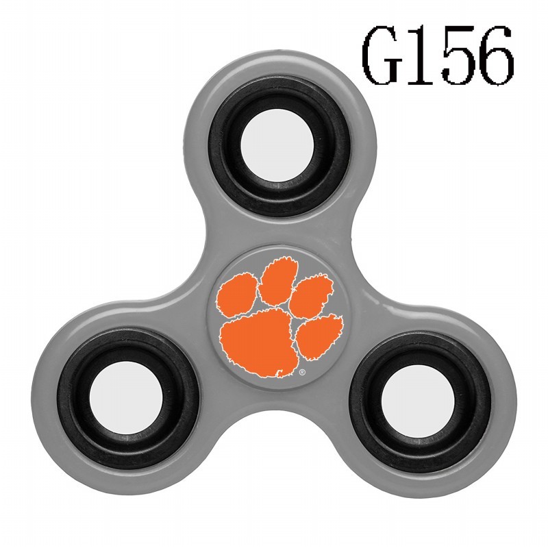 Clemson Tigers Team Logo Gray 3 Way Fidget Spinner