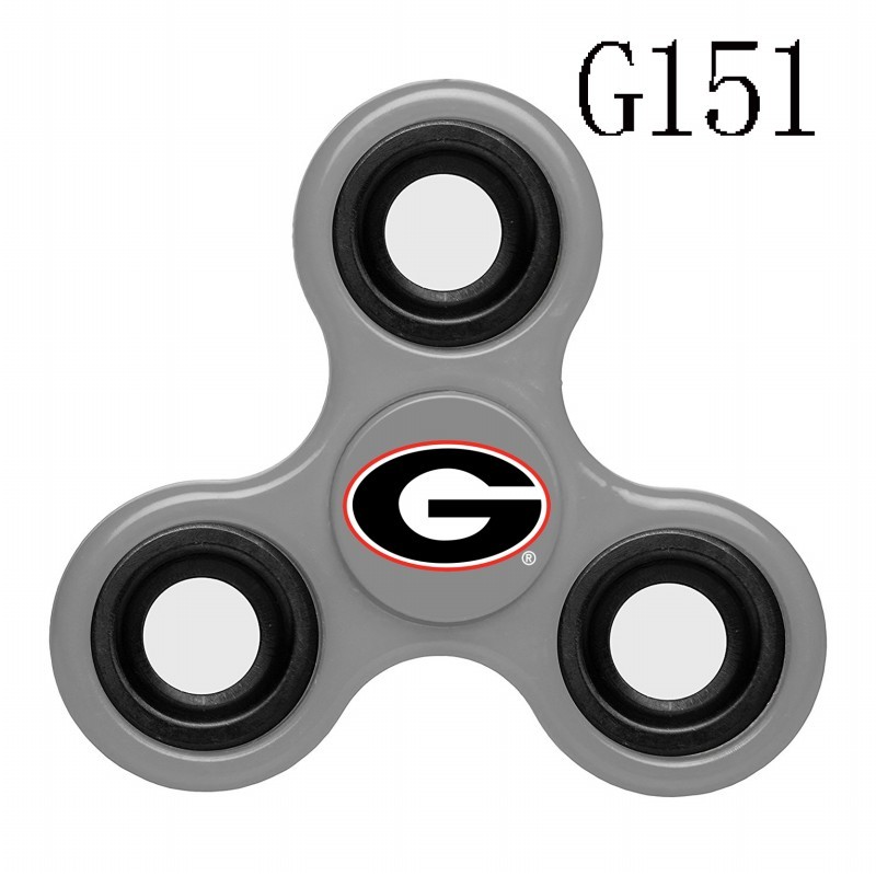 Georgia Bulldogs Team Logo Gray 3 Way Fidget Spinner