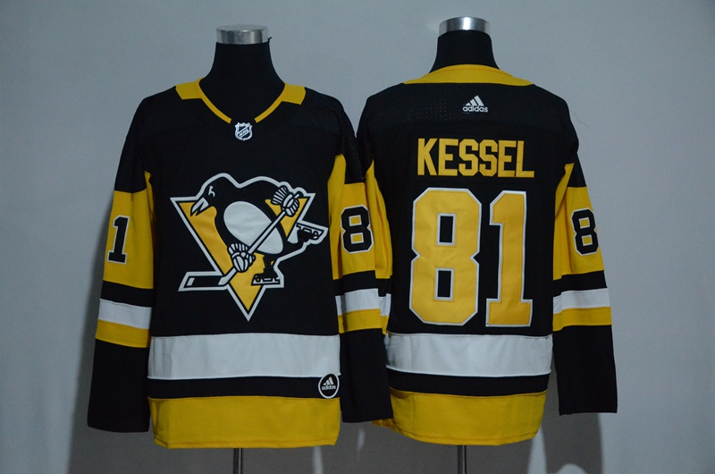 Penguins 81 Phil Kessel Black Adidas Jersey