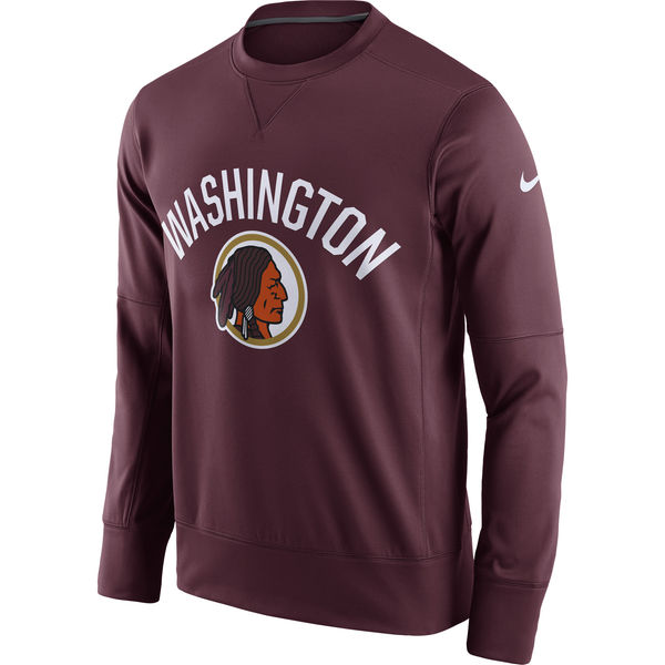 Men's Washington Redskins Nike Burgundy Circuit Alternate Sideline Performance Sweatshirt