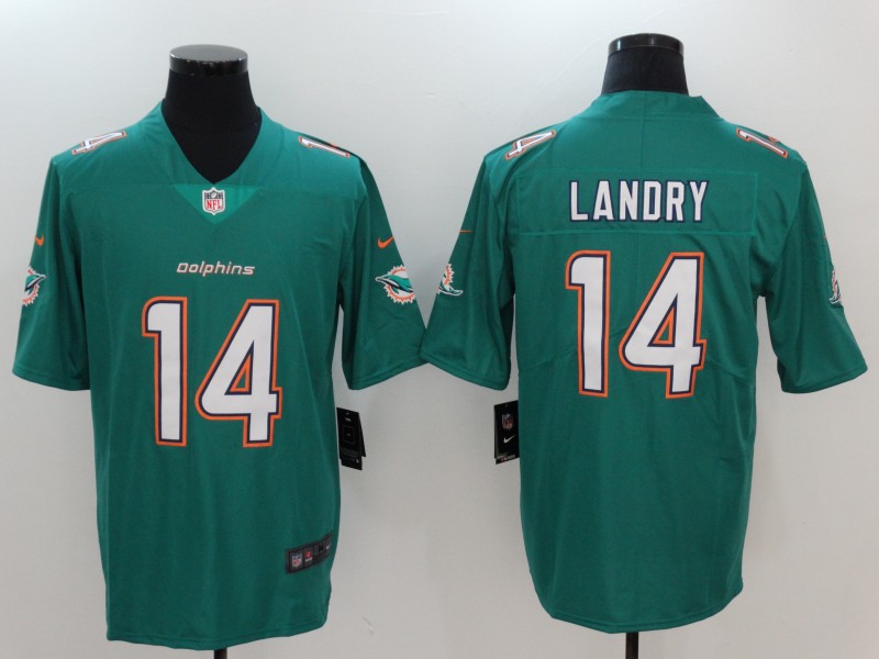 Nike Dolphins 14 Jarvis Landry Green Vapor Untouchable Player Limited Jersey
