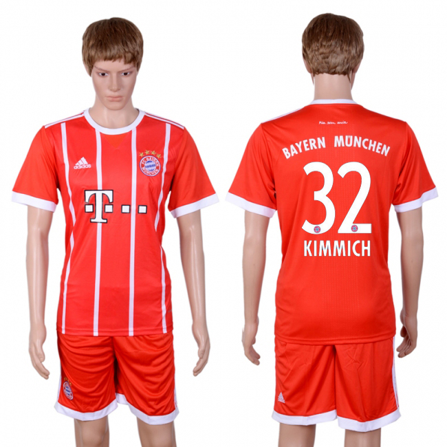 2017-18 Bayern Munich 32 KIMMICH Home Soccer Jersey