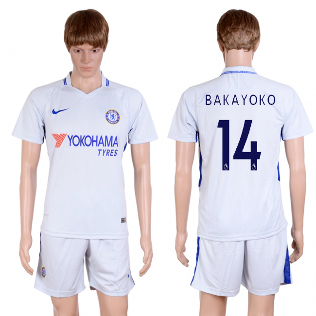 2017-18 Chelsea 14 BAKAYOKO Away Soccer Jersey