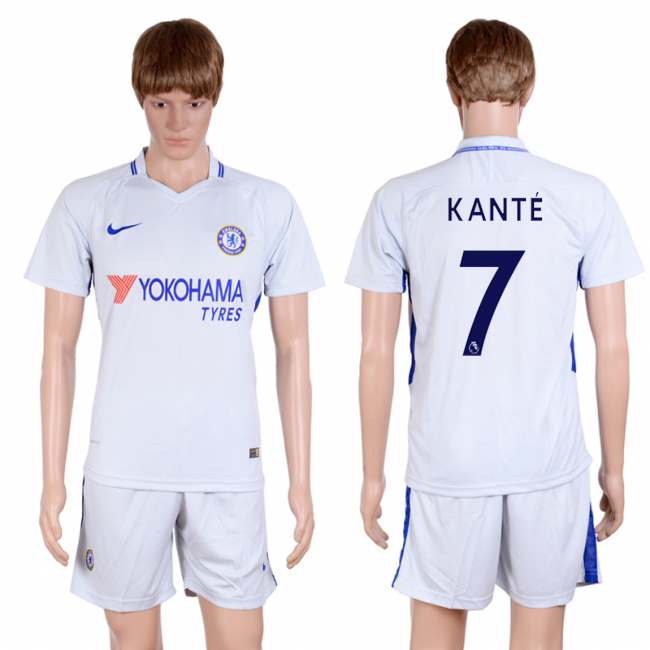 2017-18 Chelsea 7 KANTE Away Soccer Jersey