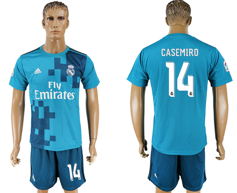 2017-18 Real Madrid 14 CASEMIRO Third Away Soccer Jersey