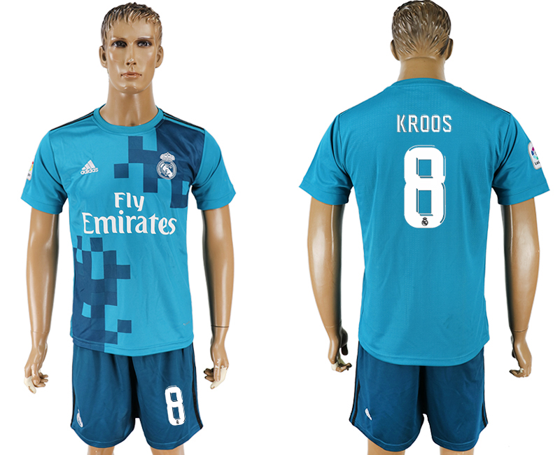 2017-18 Real Madrid 8 KROOS Third Away Soccer Jersey