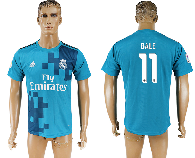 2017-18 Real Madrid 11 BALE Third Away Thailand Soccer Jersey 2017-18 Real Madrid 11 BALE Third Away Thailand Soccer Jersey