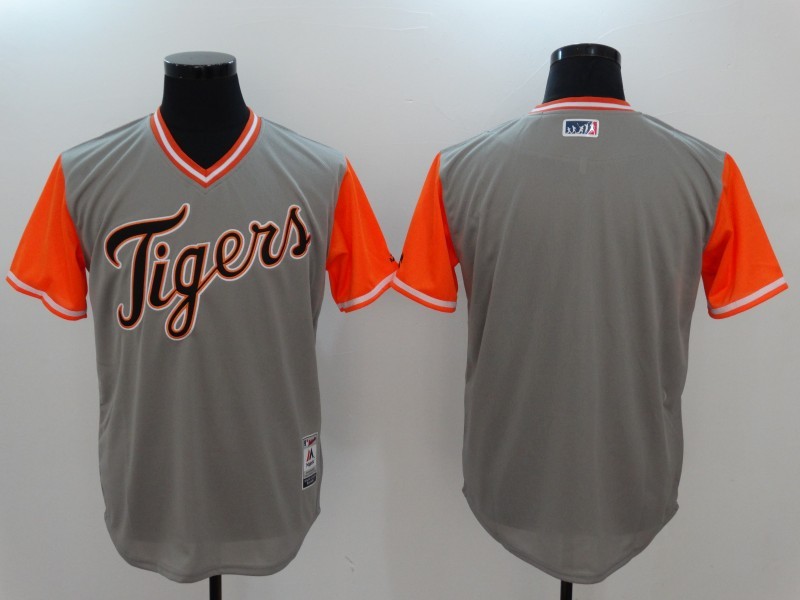 Tigers Majestic Gray 2017 Players Weekend Team Jersey