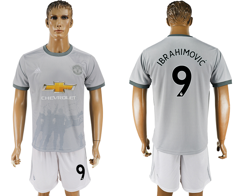2017-18 Manchester United 9 IBRAHIMOVIC Third Away Soccer Jersey
