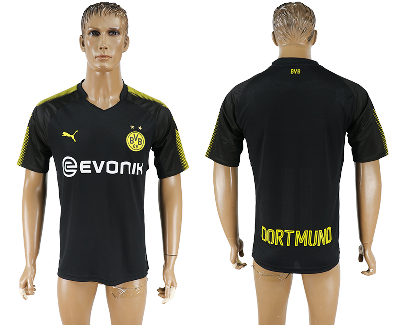 2017-18 Dortmund Away Thailand Soccer Jersey 2017-18 Dortmund Away Thailand Soccer Jersey
