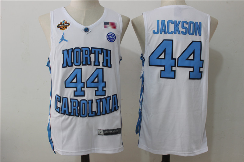 North Carolina Tar Heels 44 Justin Jackson White College Basketball Jersey