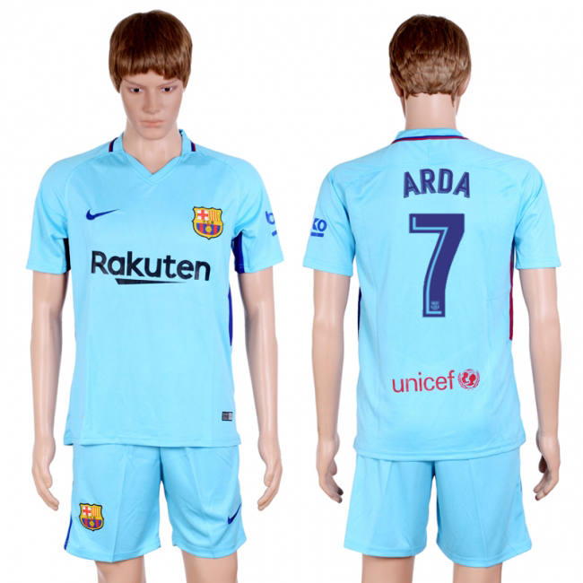 2017-18 Barcelona 7 ARDA Away Soccer Jersey 2017-18 Barcelona 7 ARDA Away Soccer Jersey