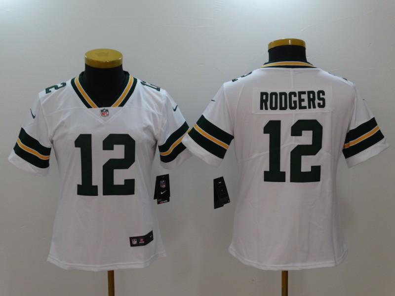 Nike Packers 12 Aaron Rodger White Women Vapor Untouchable Player Limited Jersey Nike Packers 12 Aaron Rodger White Women Vapor Untouchable Player Limited Jersey