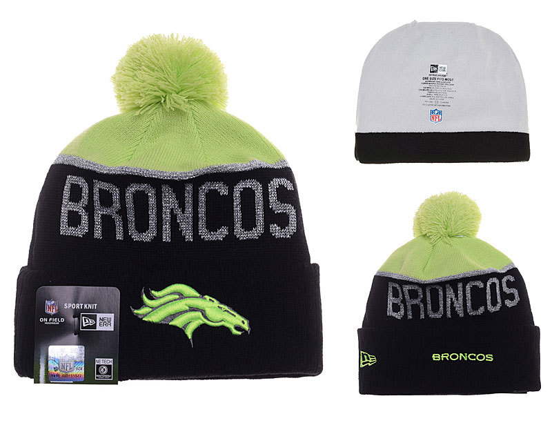 Broncos Black Knit Hat YD2