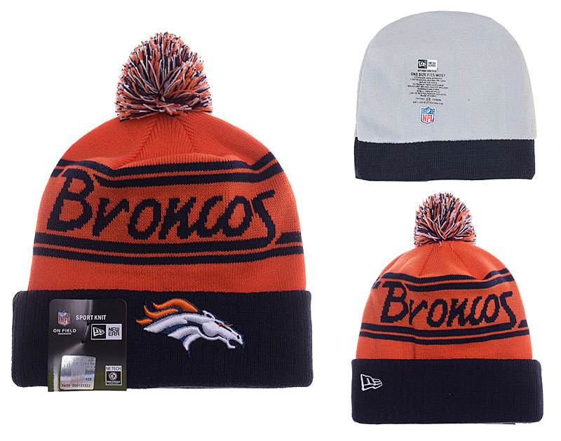 Broncos Orange Knit Hat YP