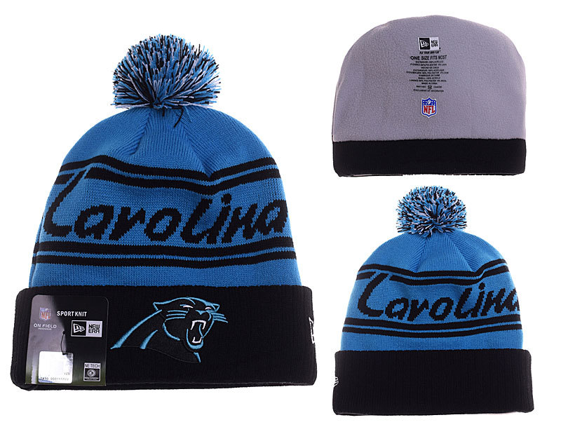 Panthers Blue Knit Hat YP