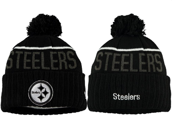 Steelers Black Knit Hat XDF