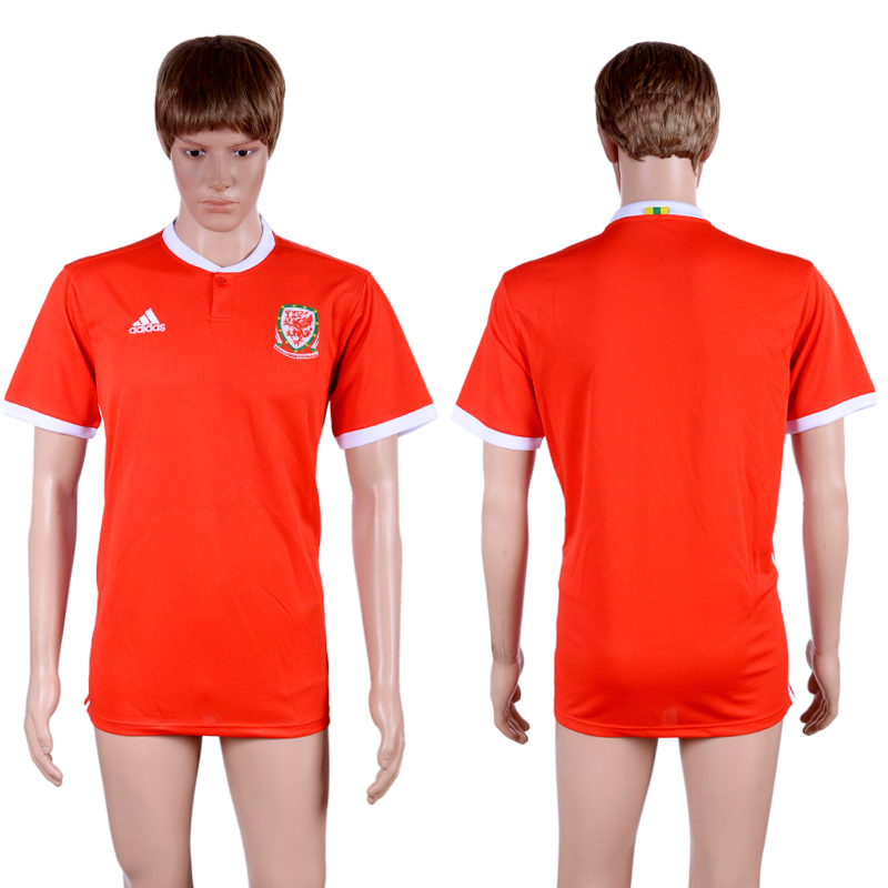 2017-18 Welsh Home Thailand Soccer Jersey