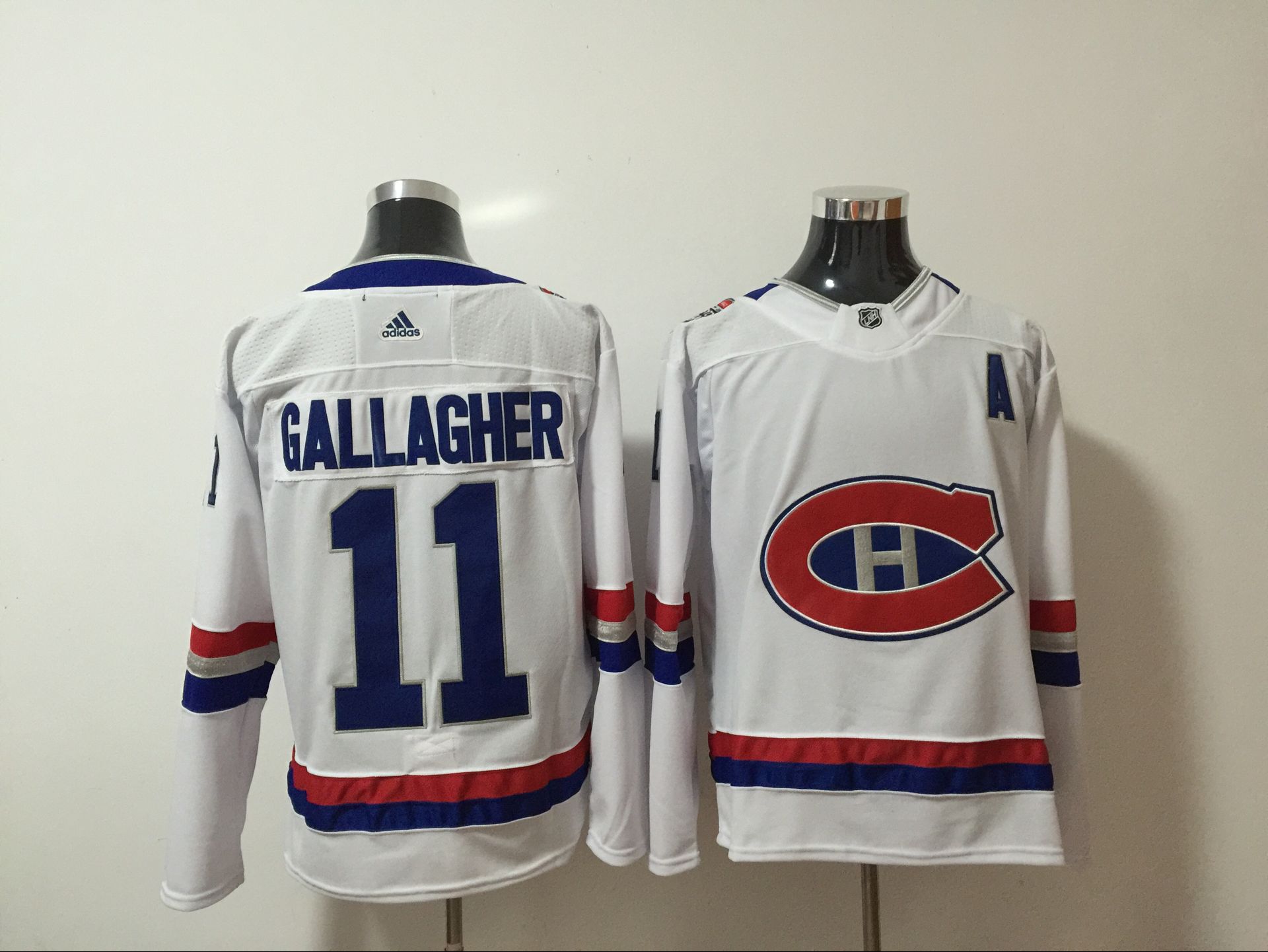 Canadiens 11 Brendan Gallagher White 2017 NHL 100 Classic Adidas Jersey