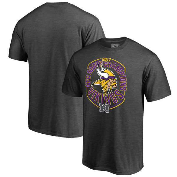 Minnesota Vikings NFL Pro Line by Fanatics Branded 2017 NFC North Division Champions T Shirt