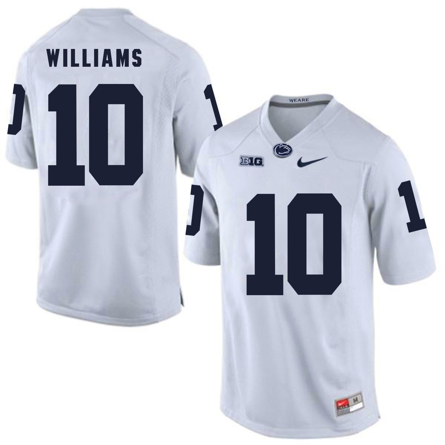 Penn State Nittany Lions 10 Trevor Williams White College Football Jersey