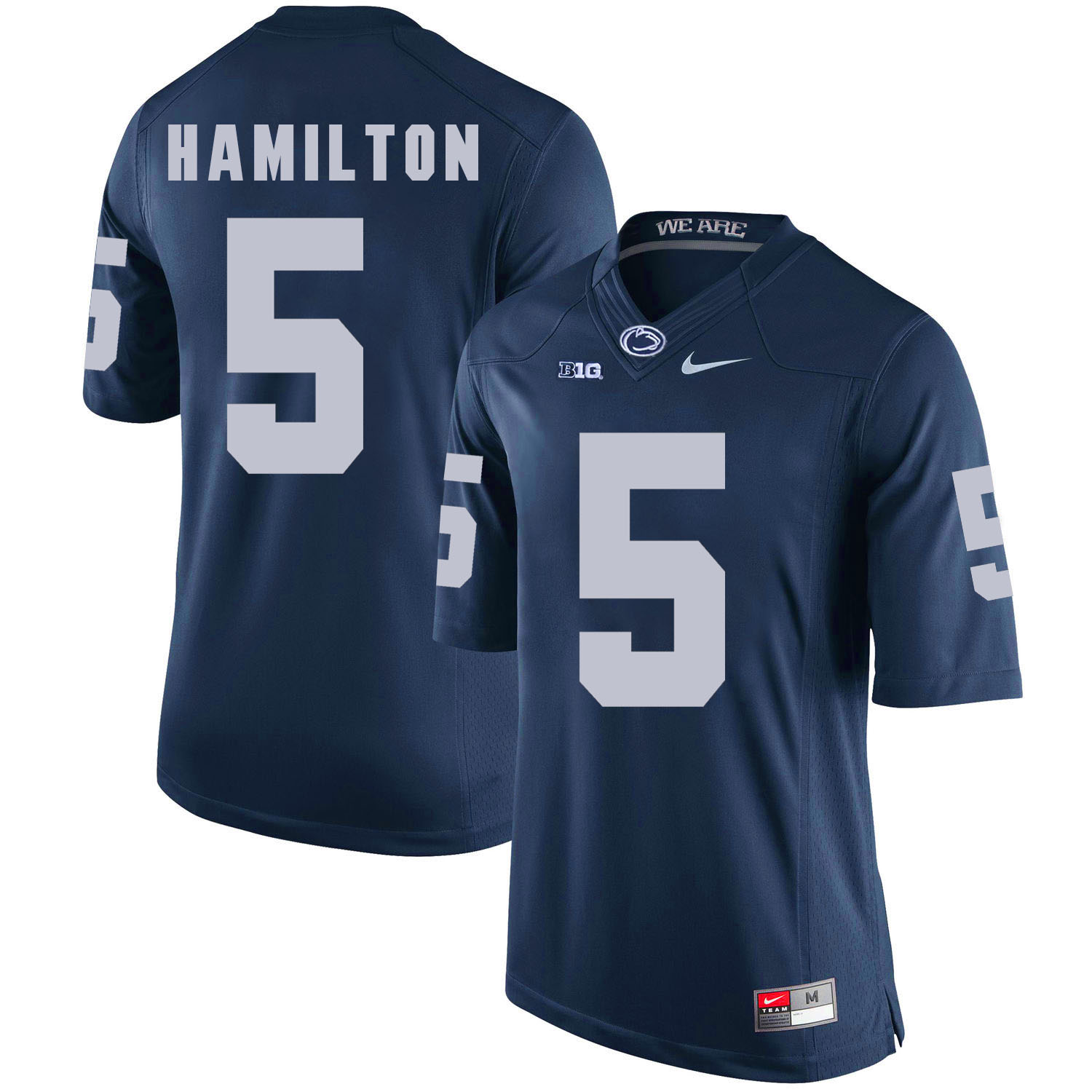 Penn State Nittany Lions 5 DaeSean Hamilton Navy College Football Jersey