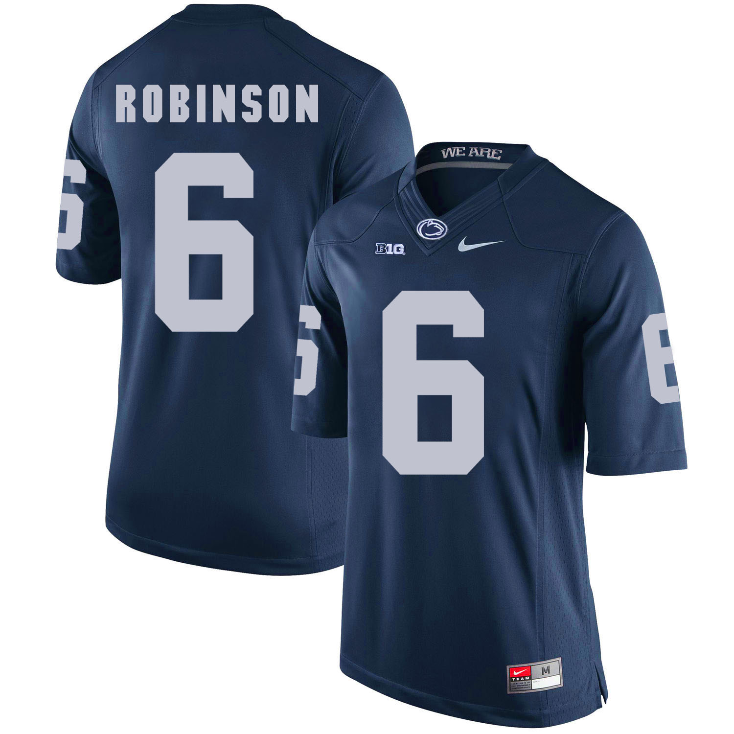 Penn State Nittany Lions 6 Andre Robinson Navy College Football Jersey