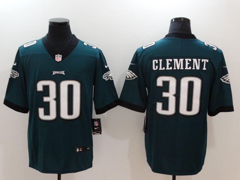 Nike Eagles 30 Corey Clement Green Vapor Untouchable Player Limited Jersey