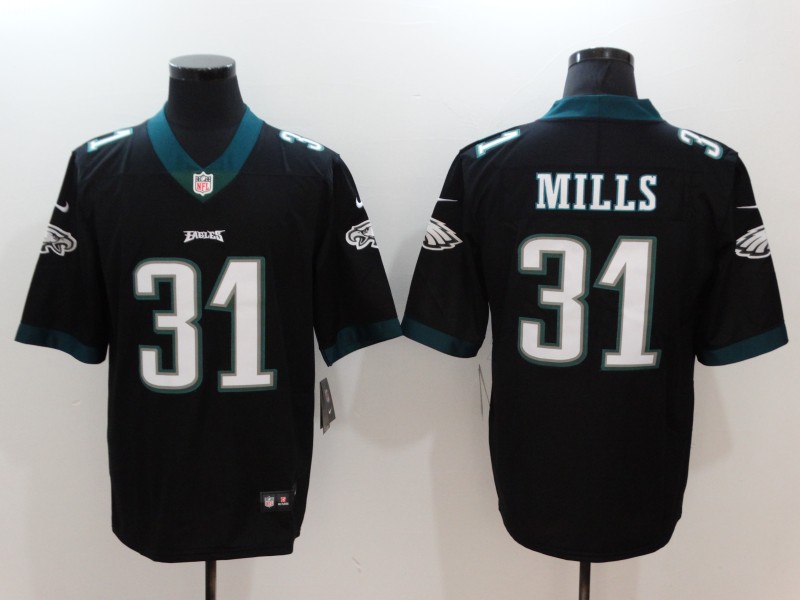 Nike Eagles 31 Jalen Mills Black Youth Vapor Untouchable Player Limited Jersey