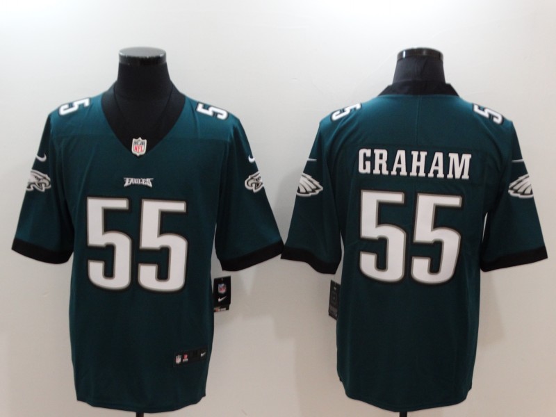 Nike Eagles 55 Brandon Graham Green Youth Vapor Untouchable Player Limited Jersey