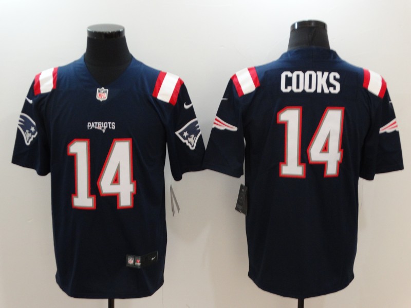 Nike Patriots 14 Brandin Cooks Navy Youth Color Rush Limited Jersey