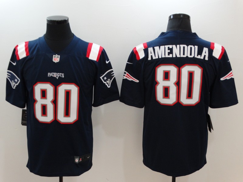 Nike Patriots 80 Danny Amendola Navy Youth Color Rush Limited Jersey