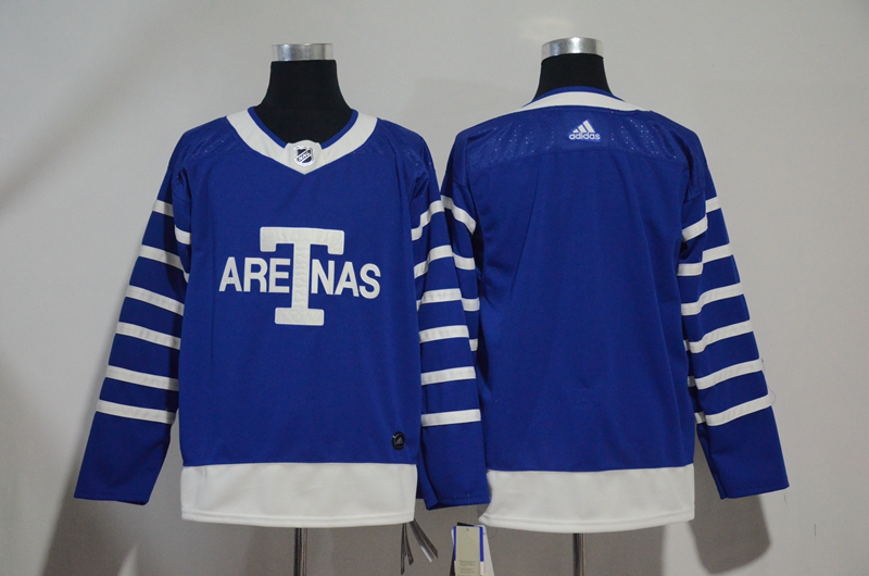 Maple Leafs Blank Blue 1918 Arenas Throwback Adidas Jersey