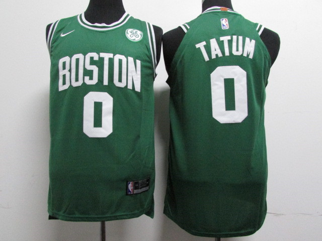 Celtics 0 Jayson Tatum Green Nike Youth Authentic Jersey - Click Image to Close