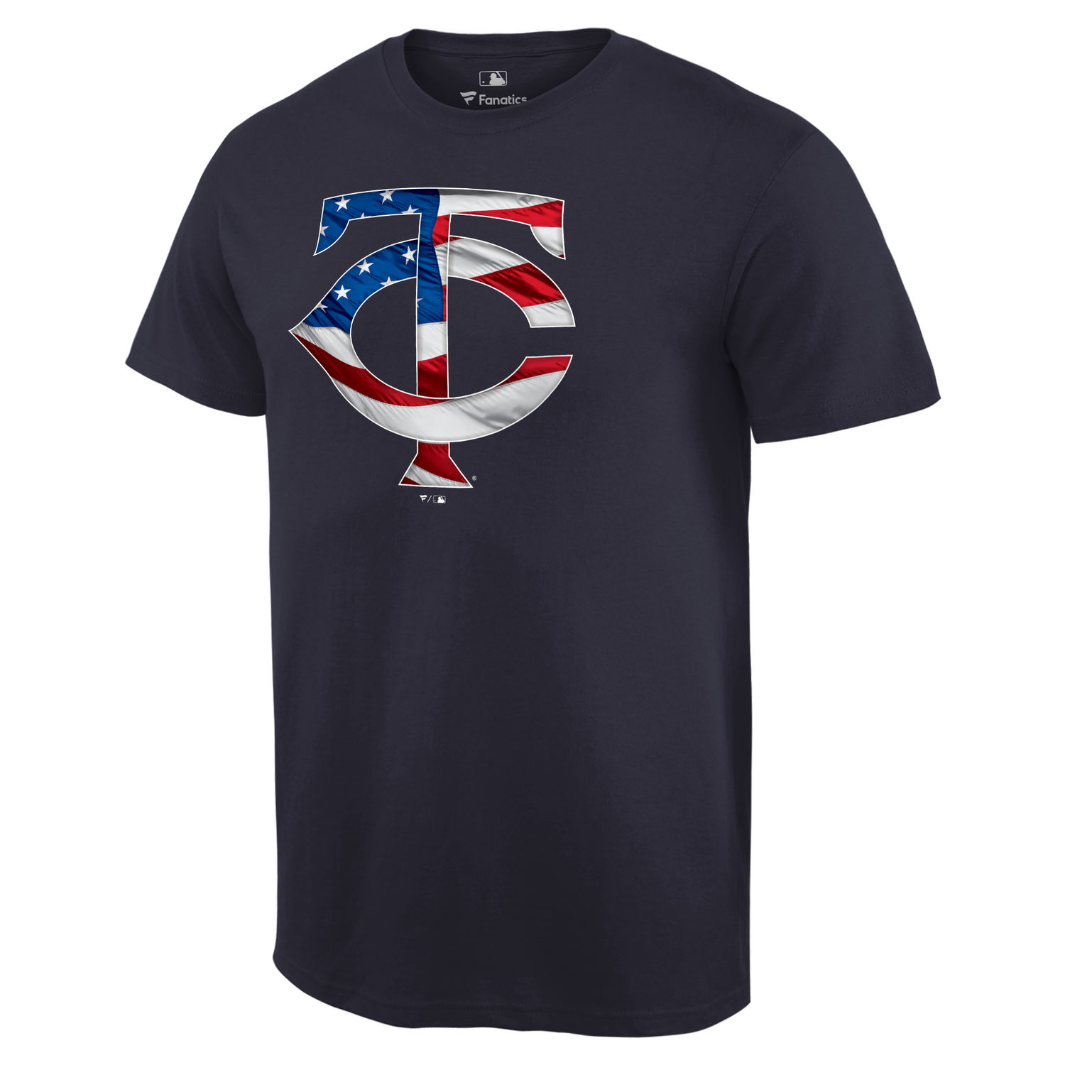 Men's Minnesota Twins Navy Banner Wave T Shirt