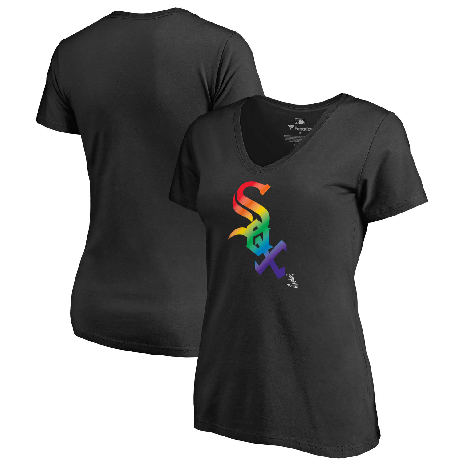 Women's Chicago White Sox Fanatics Branded Pride Black T Shirt