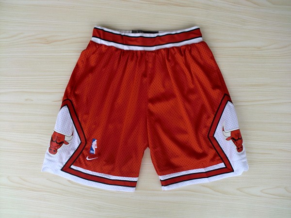 Bulls Red Nike Mesh NBA Shorts